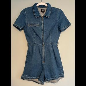 BDG Blue Denim Womens Romper